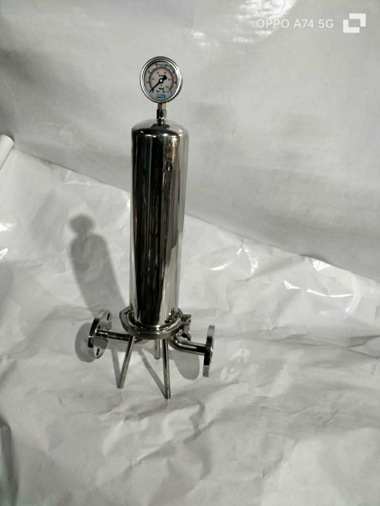 SS micron filter housing